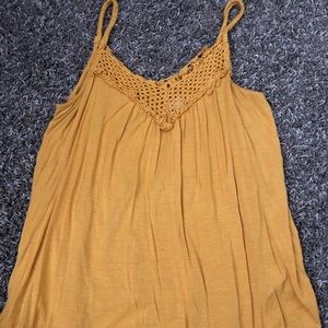 Summer Yellow Tank Top